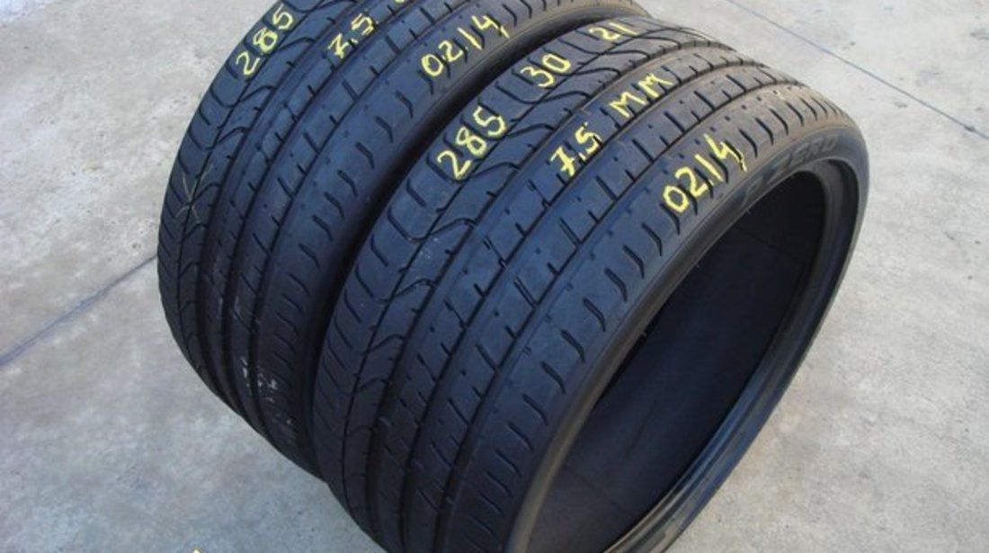 Doua anvelope de vara 285 30 21 pirelli p zero