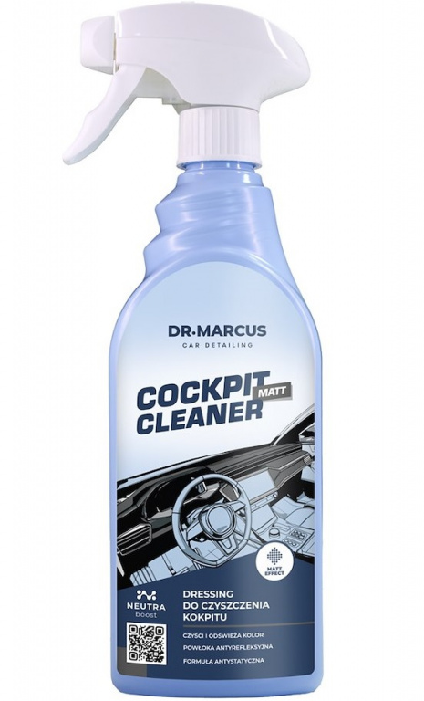 Dr. Marcus Car Detailing Cockpit Matt Cleaner Solutie Curatat Bord Auto Aspect Mat 550ML DM1290