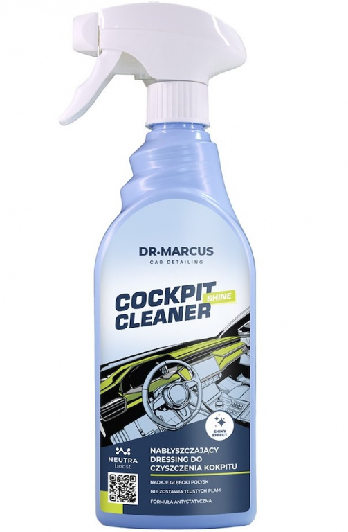 Dr. Marcus Car Detailing Cockpit Shine Cleaner Solutie Curatat Bord Auto Aspect Lucios 550ML DM1291