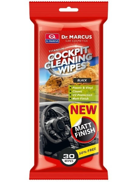 Dr. Marcus Set 30 Buc Servetele Umede Bord Negre Finisaj Mat DM648
