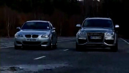 Drag Race: Audi Q7 V12 TDI vs. BMW M5 Drag Race: Audi Q7 V12 TDI vs. BMW M5
