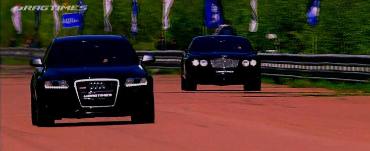 Drag Race: Audi RS6 ii arata vechiului Continental GT cine-i seful curselor legale Drag Race: Audi RS6 ii arata vechiului Continental GT cine-i seful curselor legale