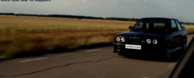 Drag Race: BMW M3 E30 V10 vs. BMW M3 E92 V8