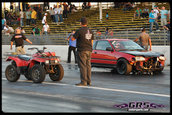 Drag race exploziv cu Honda CRX