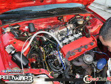 Drag race exploziv cu Honda CRX