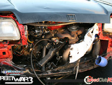 Drag race exploziv cu Honda CRX