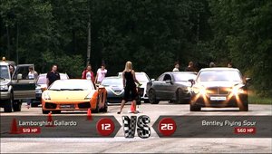 Drag Race: Gallardo vs. Flying Spur