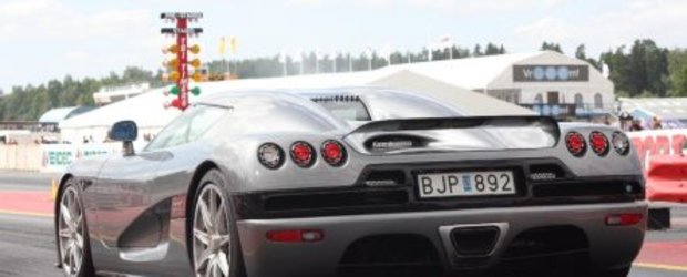 Drag Race: Koenigsegg CCR Evolution cu V8 de 806 CP