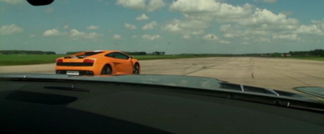 Drag Race: Mercedes SLS AMG vs. Lamborghini Gallardo LP550-2