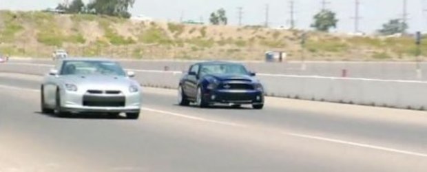 Drag Race: Nissan GT-R Vs. Shelby GT5000