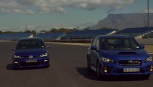 DRAG RACE: Noul Subaru STI nu are nici o sansa in fata Golf-ului R