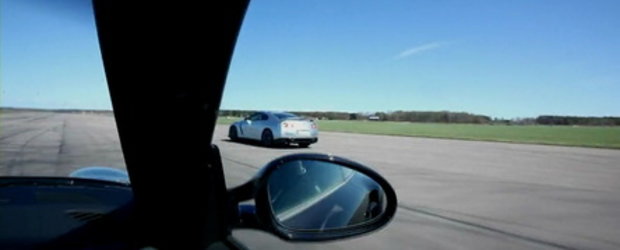 Drag Race: Porsche 911 Turbo vs. Novidem Nissan GT-R