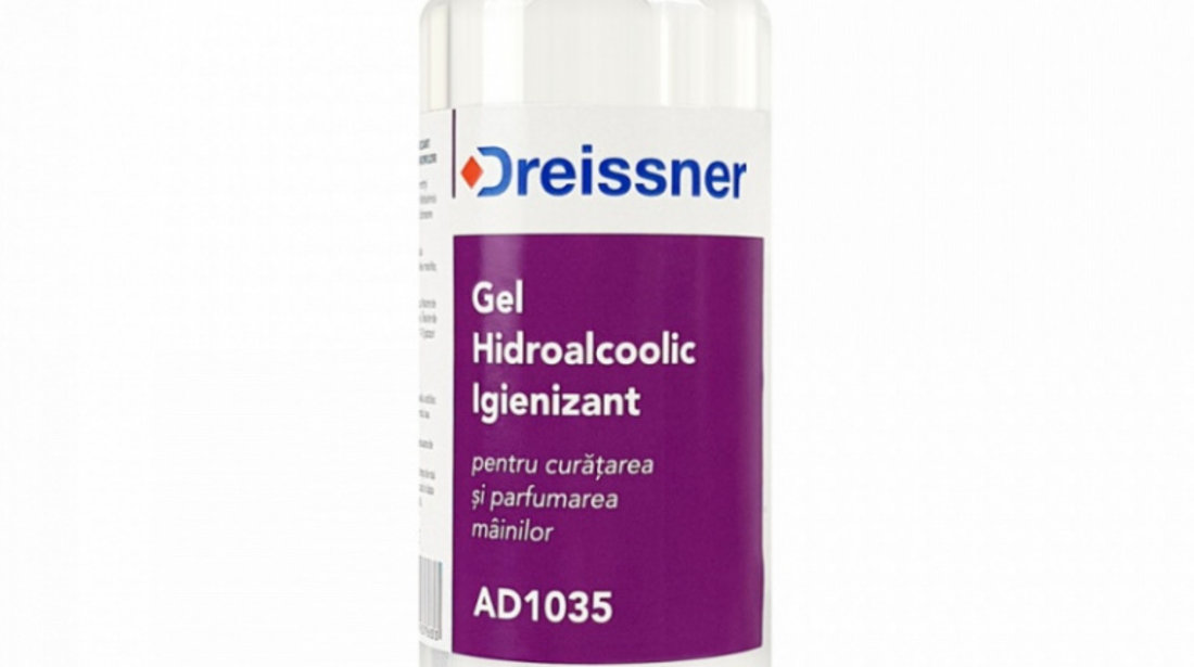 Dreissner Hidroalcoolic Igienizant Cu Aloe Vera + Vitamina E 500ML AD1035