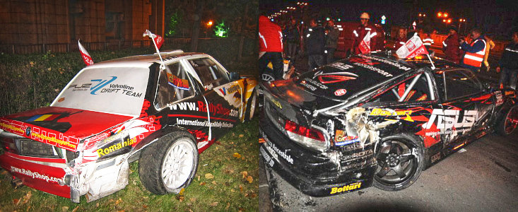Drift Grand Prix of Romania - Accidentul dintre Hypky si Trela