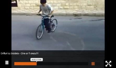 Drifturi cu bicicleta - Cine ar fi crezut?!