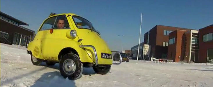 Drifturi cu BMW Isetta!