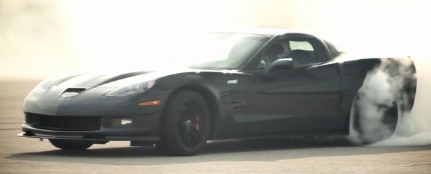 Drifturi cu Chevrolet Corvette ZR1 pentru o cauza nobila