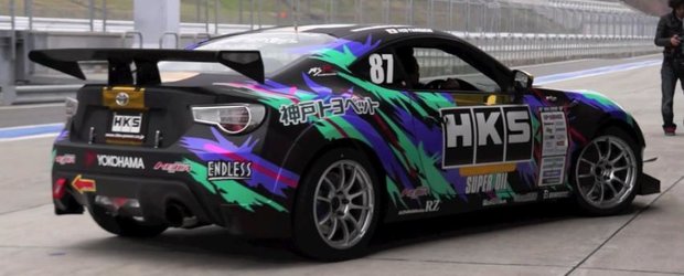 Drifturi cu Toyota GT86 HKS - masina de 400 cp