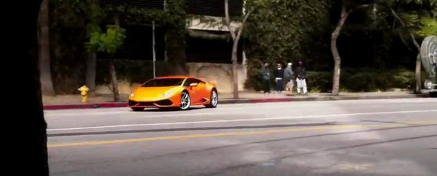 Drifturi pe drumurile publice la bordul noului Lamborghini Huracan!