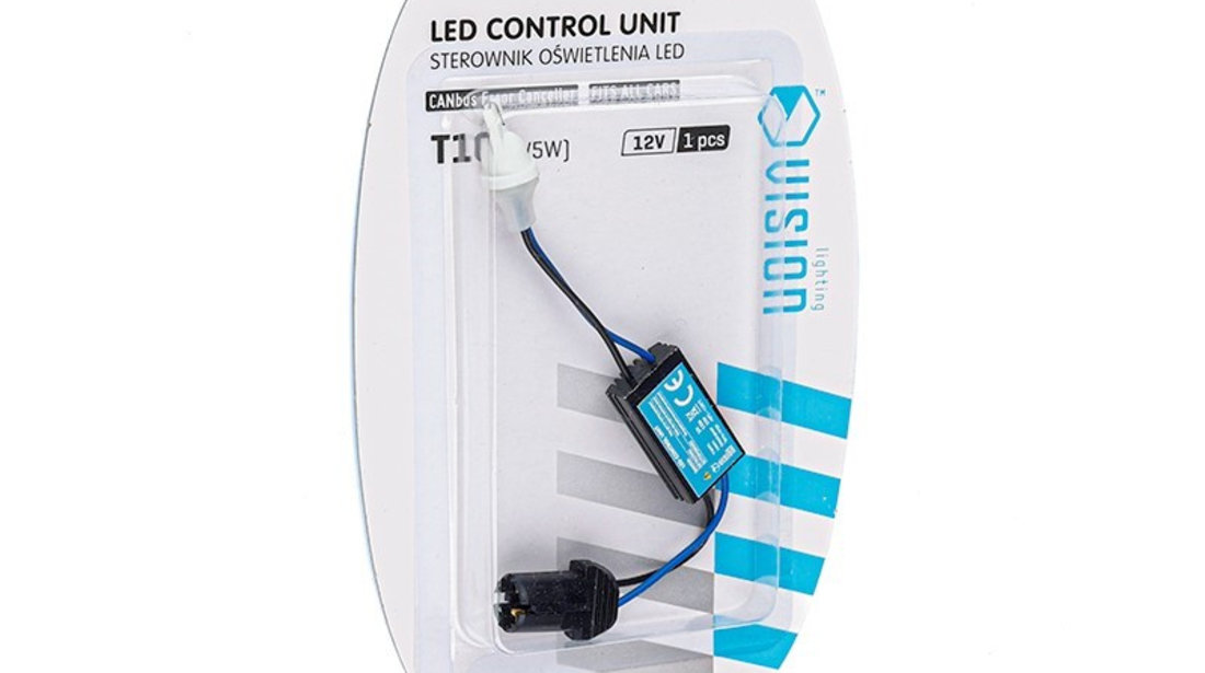 Driver/rezistor Led Canbus W5w (t10). Vision 63350