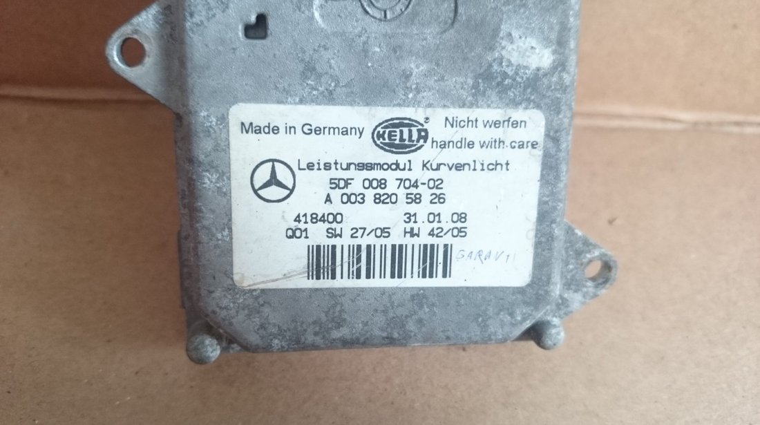 Droser balast Xenon Mercedes E-Class W211, ML W164, CLS W219 (2005-2010) cod A0038205826