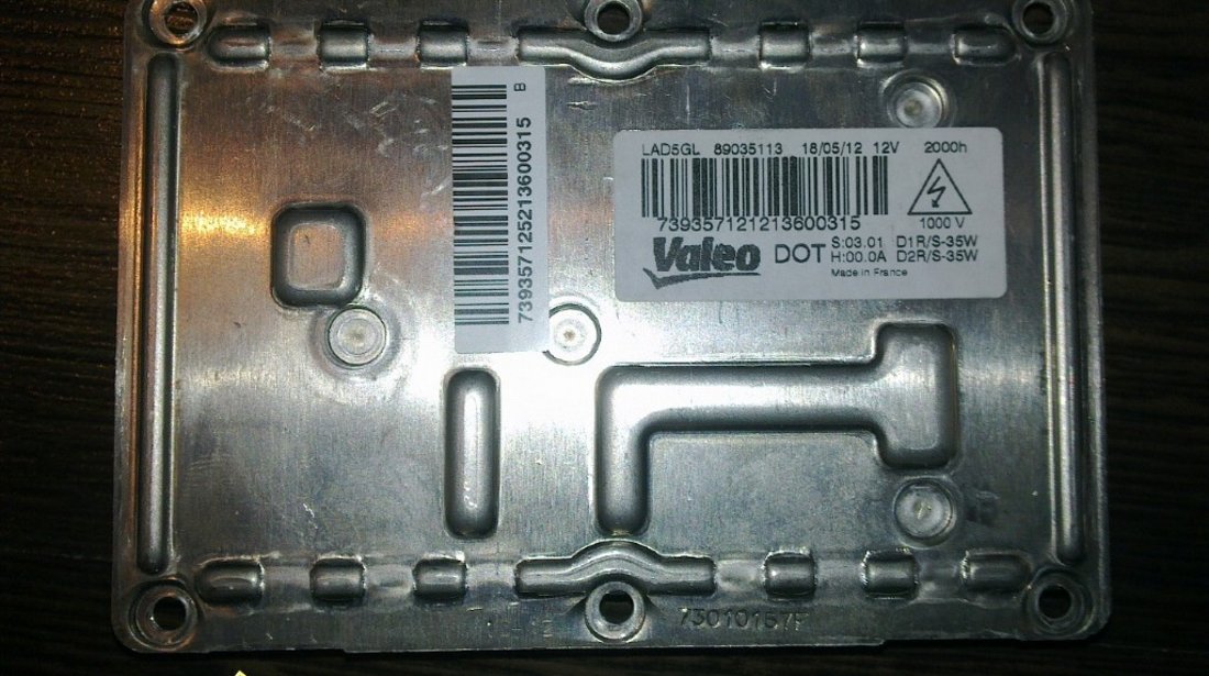 Droser balast xenon valeo audi bmw volvo chrysler vw seat opel