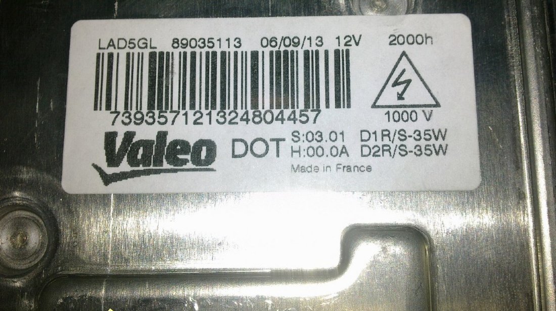 Droser balast xenon valeo lad5gl