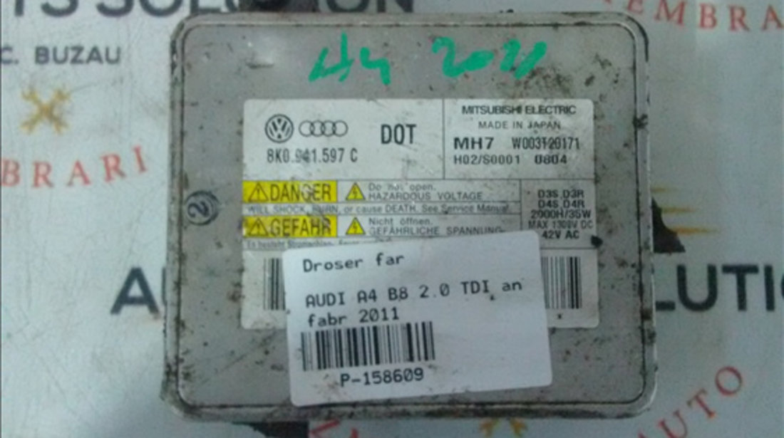 Droser far AUDI A4 2008-2011 (B8)