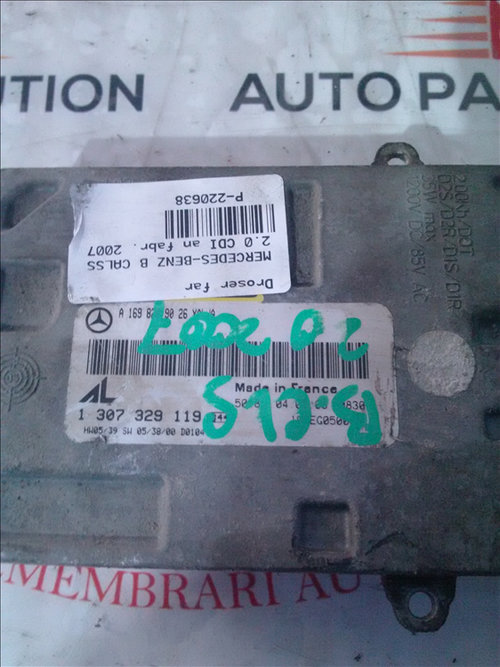 Droser far MERCEDES-BENZ B Class 2.0 CDI an fabr. 2007