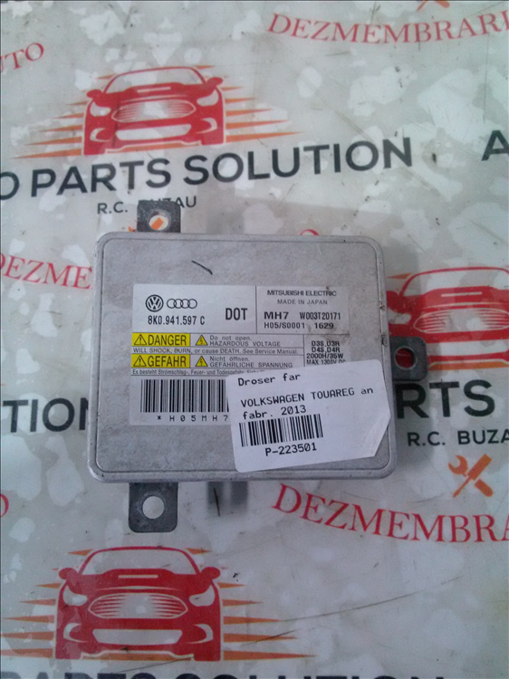 Droser far VOLKSWAGEN TOUAREG an fabr. 2013
