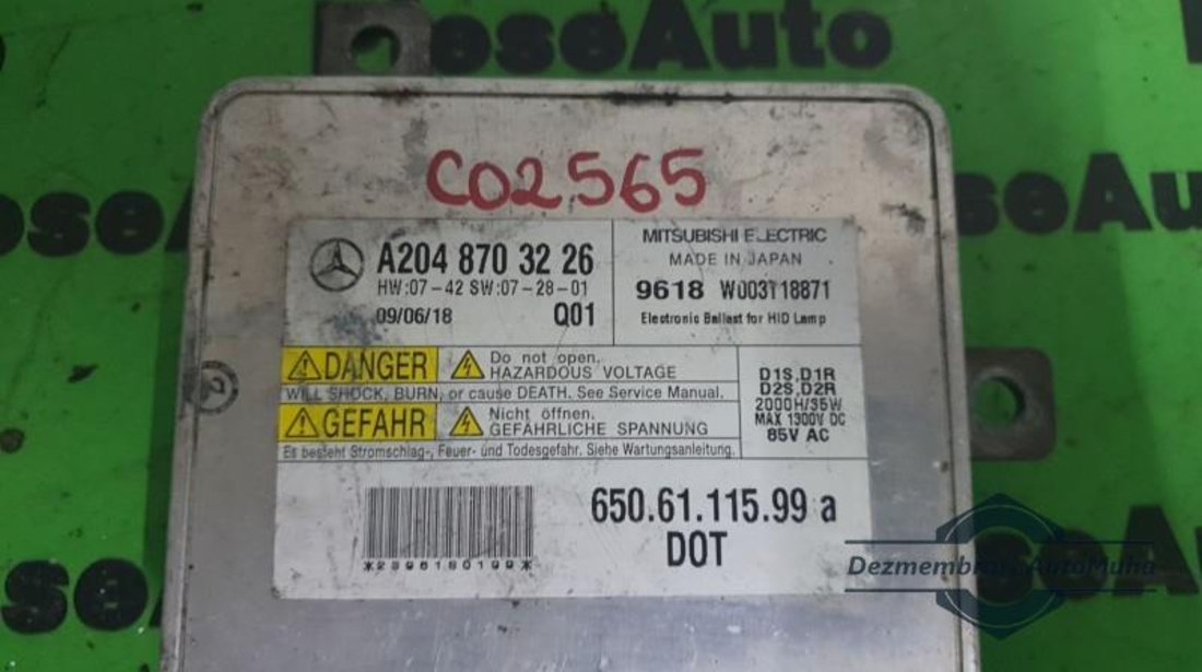 Droser xenon Mercedes C-Class (2007->) [W204] a2048703226