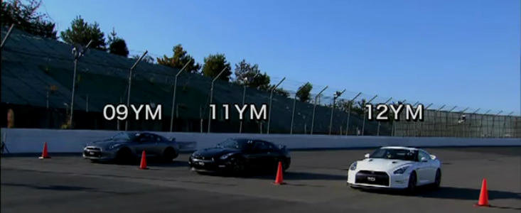 Duel in familie: Nissan GT-R 2009 vs. Nissan GT-R 2011 vs. Nissan GT-R 2012 Duel in familie: Nissan GT-R 2009 vs. Nissan GT-R 2011 vs. Nissan GT-R 2012