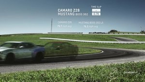 Duel pe circuit: Chevrolet Camaro Z/28 versus Ford Mustang Boss 302