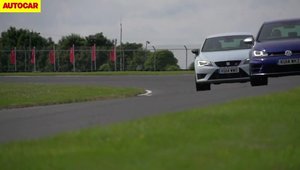 Duel pe circuit: SEAT Leon Cupra 280 vs. Volkswagen Golf R