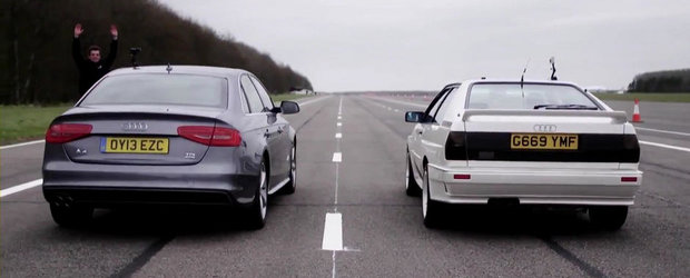 Duelul generatiilor: Audi A4 TDI quattro versus Audi Quattro 20V