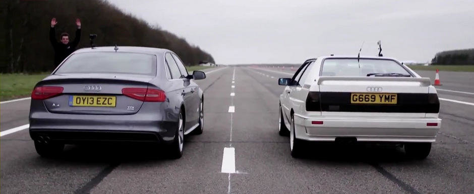 Duelul generatiilor: Audi A4 TDI quattro versus Audi Quattro 20V