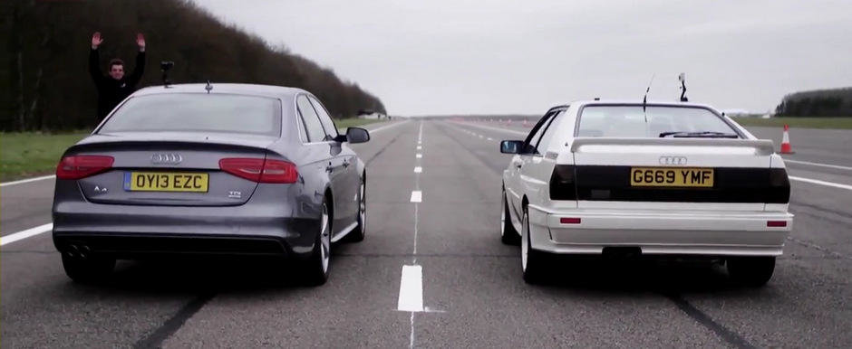 Duelul generatiilor: Audi A4 TDI quattro versus Audi Quattro 20V Duelul generatiilor: Audi A4 TDI quattro versus Audi Quattro 20V