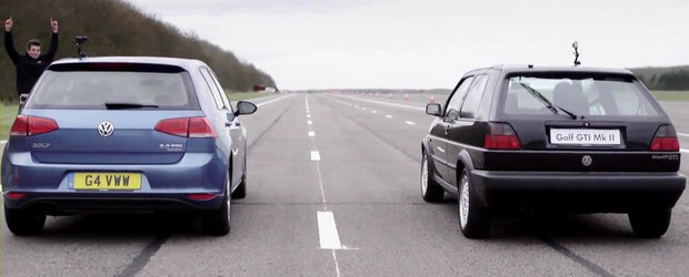 Duelul generatiilor: VW Golf 2.0 TDI Mk7 versus VW Golf GTI Mk2