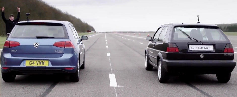 Duelul generatiilor: VW Golf 2.0 TDI Mk7 versus VW Golf GTI Mk2