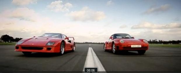 Duelul gigantilor - Porsche 959 vs. Ferrari F40