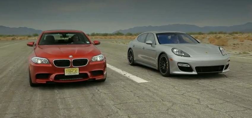 Duelul limuzinelor: BMW M5 vs. Porsche Panamera GTS