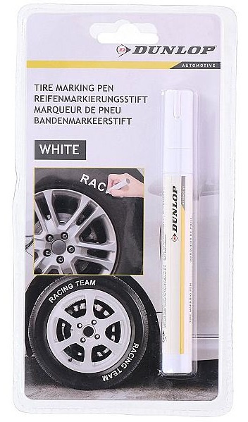 Dunlop Marker Anvelope Alb 40222