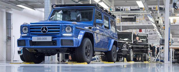 Dupa 38 de ani de istorie, Mercedes-ul G-Class a ajuns la exemplarul cu numarul 300.000