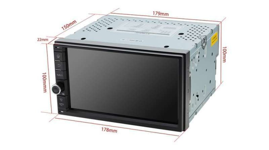 DVD AUTO GPS 2DIN ANDROID T4/T5 MULTIVAN NAVIGATIE CARKIT USB NAVD-T7200