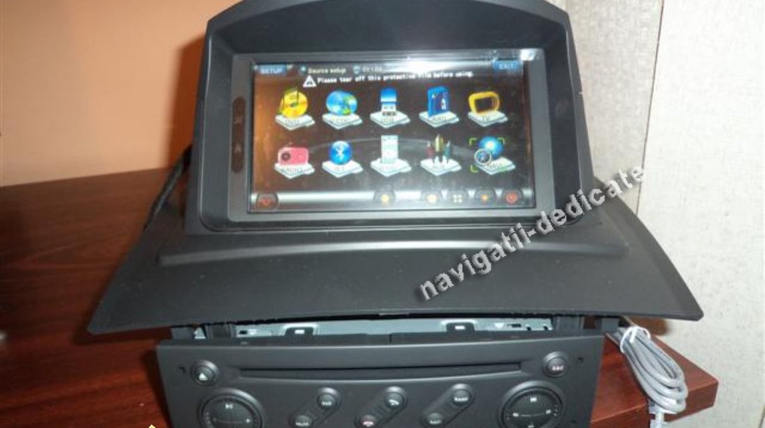 DVD AUTO GPS RENAULT MEGANE CARKIT INTERNET NAVD 7998