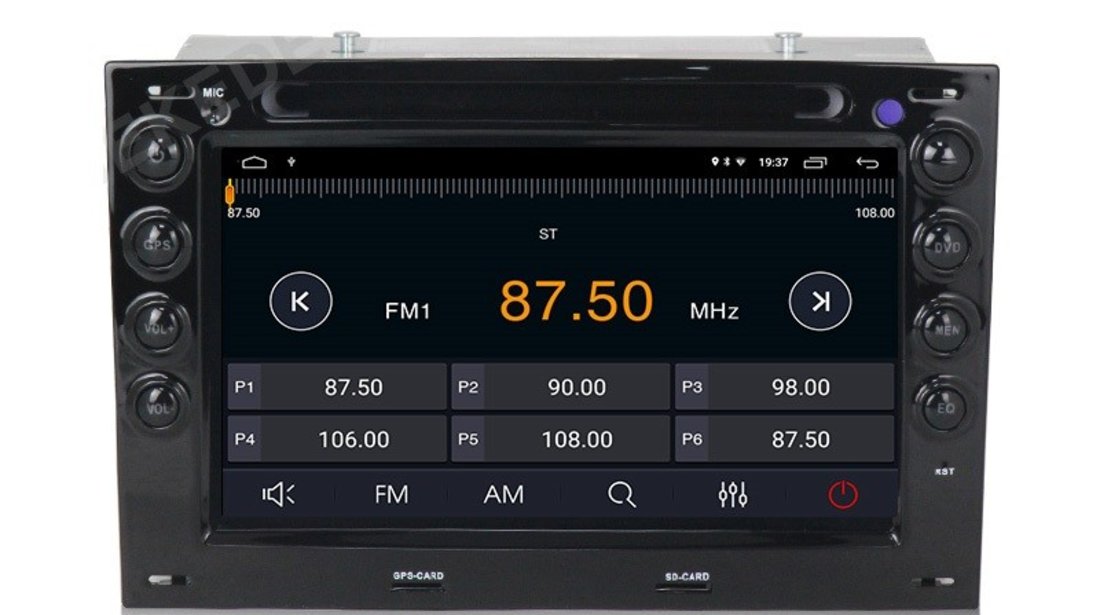 DVD AUTO NAVIGATIE ANDROID 10 DEDICATA RENAULT MEGANE 2 2003-2009 DSP WIFI EDT-G098