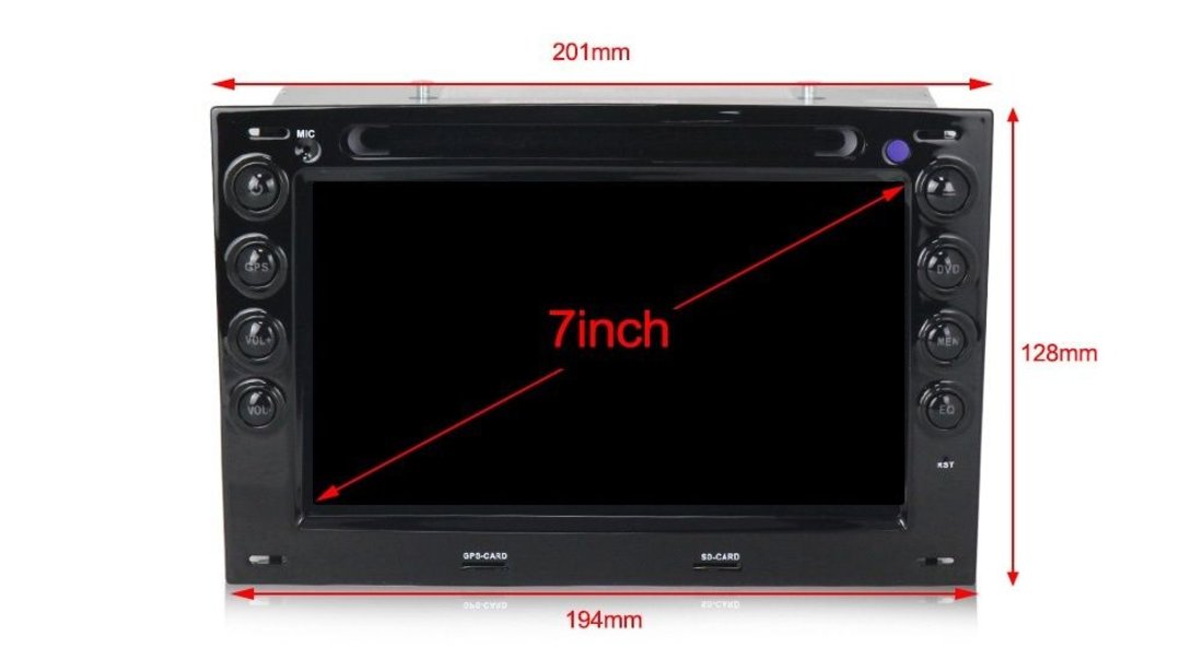 DVD AUTO NAVIGATIE ANDROID 10 DEDICATA RENAULT MEGANE 2 2003-2009 DSP WIFI EDT-G098