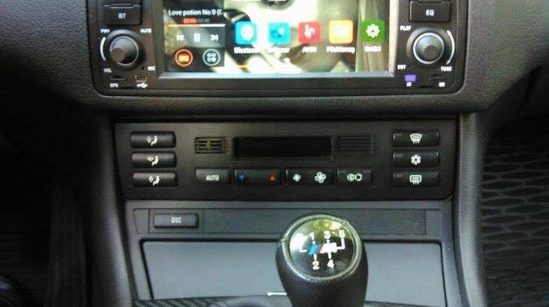 DVD AUTO NAVIGATIE ANDROID 5.1.1 DEDICATA BMW E46 WITSON W2-A9756B INTERNET WIFI PROCESOR QUAD-CORE