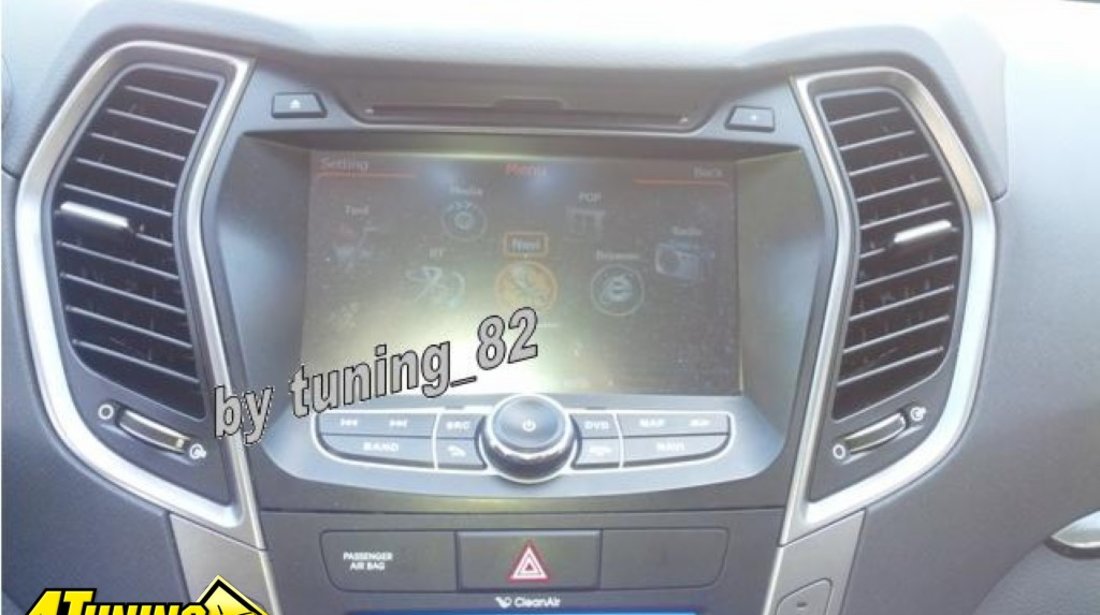 DVD AUTO Navigatie Android EDT I209 Dedicata NOUL Hyundai Santa Fe Ix45 Platforma S150 Internet 3g Wifi Procesor Samsung A8 1ghz Dvr Hard Intern Carkit Bluetooth Preluare Agenda Telefonica Mirror Link Model Premium