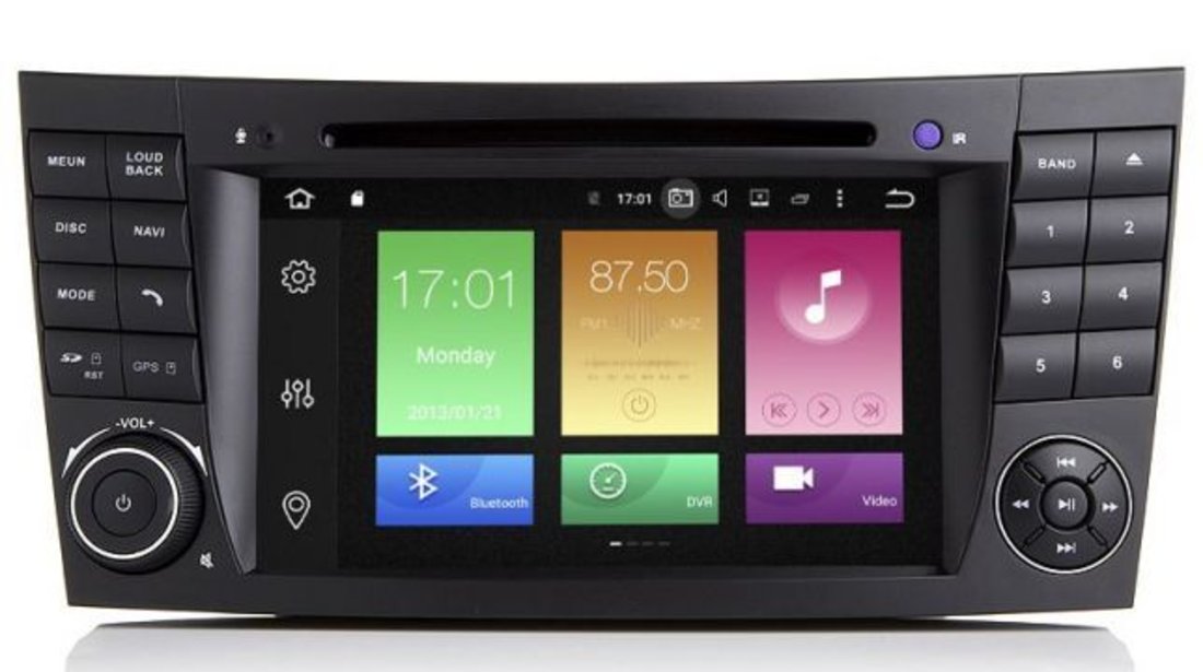 DVD AUTO Navigatie Android Mercedes BENZ E CLASS W211 CLS W219 QUAD CORE INTERNET NAVD-P090